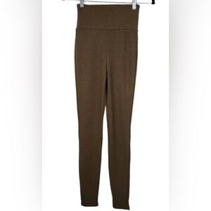 WeWoreWhat Brown Leggings High-Waisted Stretchy Fit
